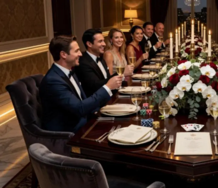 Eleganckie prywatne wydarzenie z dedykowanym menu